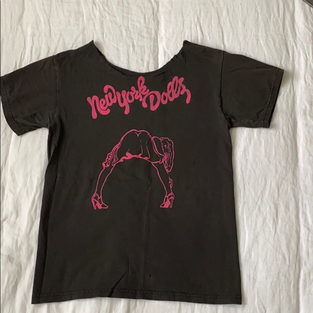 vintage New York dolls shirt